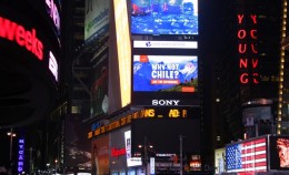 Las Torres del Paine se exhiben en pantalla gigante de Times Square en Nueva York