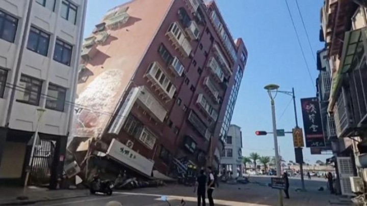 A nueve aumentan los muertos por terremoto 7,2 en Taiwán 