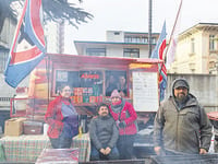 Comerciantes en el carnaval