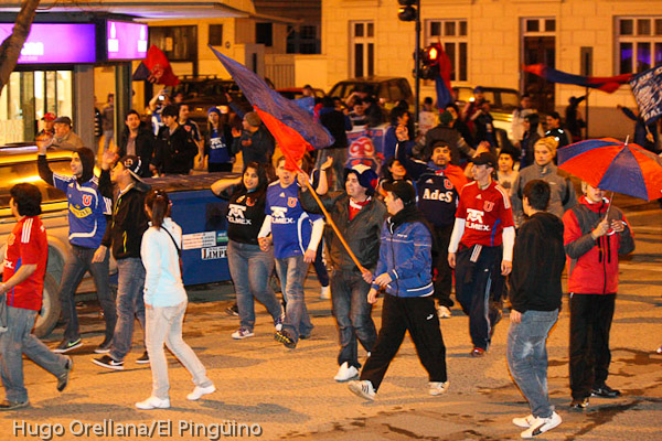 Magallanicos celebraron el triunfo azul