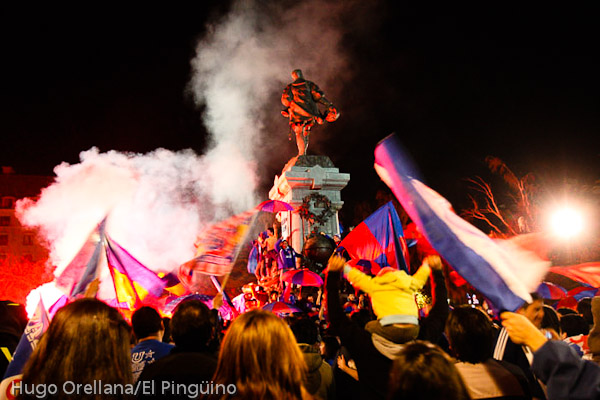 Magallanicos celebraron el triunfo azul
