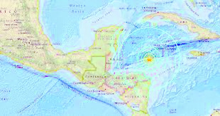 Terremoto De 7 6 Se Registra Frente A La Costa De Honduras Elpinguino Com